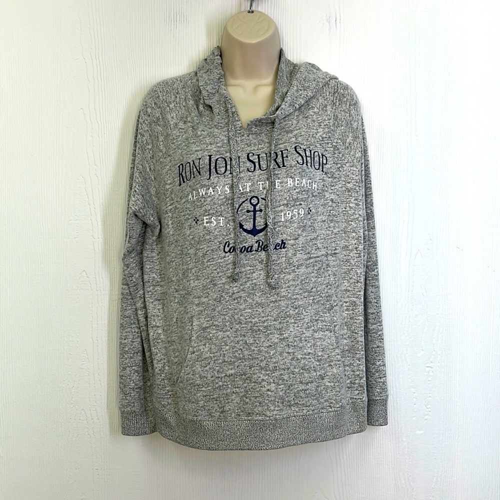 Ron Jon - Always At The Beach Cocoa Beach Long Sleeve Lightweight Hoodie  Small